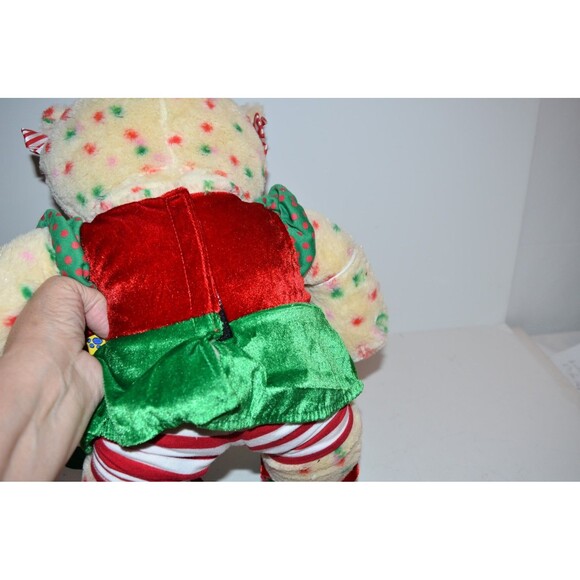 BUILD A BEAR Christmas Holiday Sugar Cookie Plush Sprinkle  Bear 18” w outfit - Picture 6 of 8